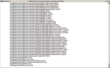Generated InstallFileFromFomod list