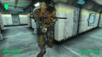 A super mutant who followed me while I was testing