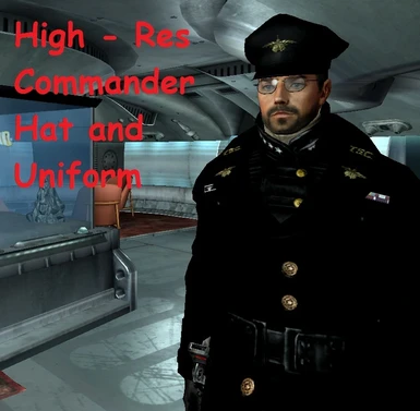 HighRes Commander Hat and Uniform