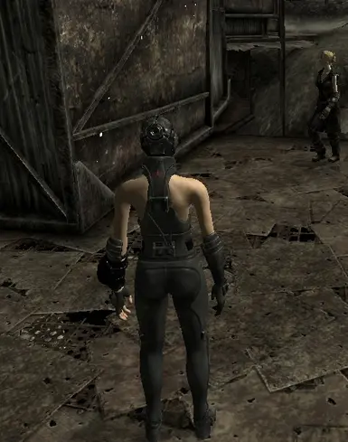 far away helmet back