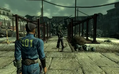 Lone Wanderer Arrivs at the Citadel
