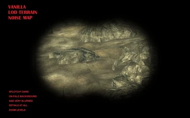 The old terrain LOD noise map for comparison
