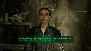  My first visit to Megaton and she wants to interview me
