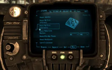 Pipboy Menu