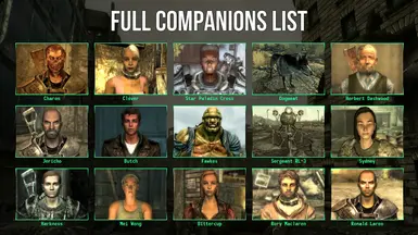 Fallout 3 - All Companions Guide 