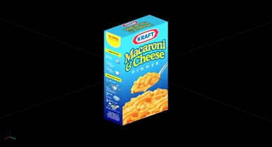 Kraft Mac and Cheese 3D view