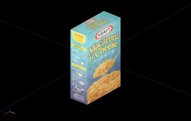 Aged Kraft Mac and Cheese 3D view