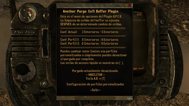 Spanish Yet Another Purge Cell Buffer Plugin At Fallout3 Nexus Mods And Community