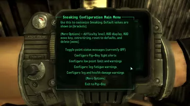 2-1 STL Config main menu