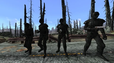 Recruits if New Vegas Weapons and the NVW compatibility patch is installed.