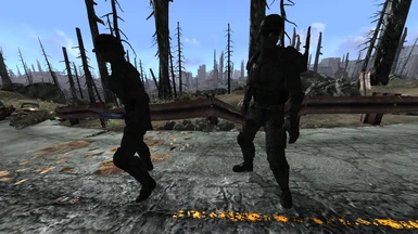 Melee Recruits if New Vegas Weapons and the NVW compatibility patch is installed.