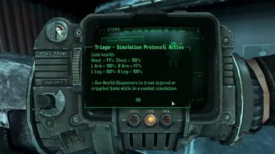 4-6 Triage OA Sim Menu