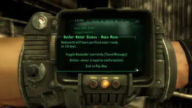 2-2 BWS Main Menu