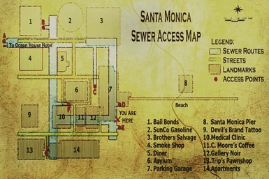 Santa Monica Sewers Map