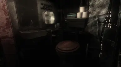 bathroom with infirmary