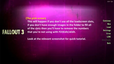Pink screen caused by missing image