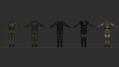 Alternate combat armor with sleeves