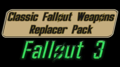 Classic Fallout Weapons Replacer Pack