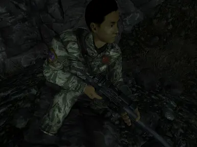 probably pooping or something good thing he's camouflaged
