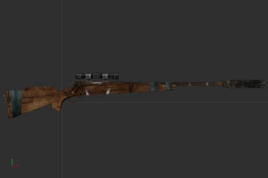 Unique - Suppressed Scoped Hunting Rifle