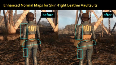 better normal maps for skin-tight leather vaultsuits
