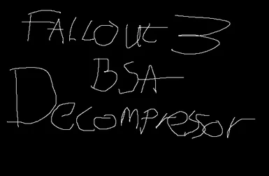 Fallout 3 BSA Decompressor