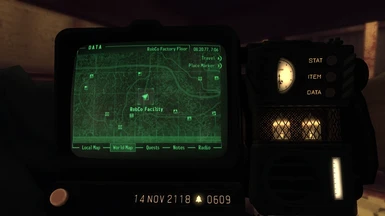 Save and then load said save and the Pip-Boy screen will be fixed.