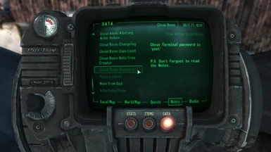 Fallout 3 Personal Cheat Terminal. - Other Topics - RealModScene