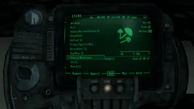 Mushrooms all up in mah pip-boy 3000