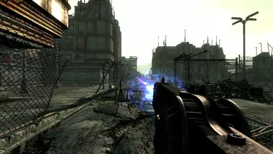 Antimatter Laser Rifle Projectile 1st person