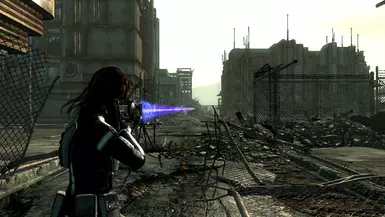 Antimatter Laser Rifle Projectile 3rd person