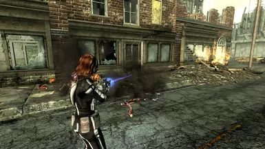 Electro Laser Rifle Projectile &amp; Impact Effect