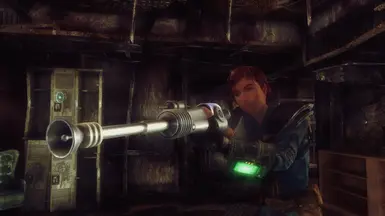 The Destabilizer has purple glowing details (the regular Disintegrator has blue details)