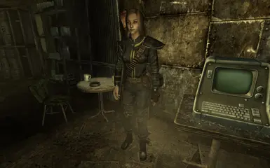 Black -Armored vaultsuit