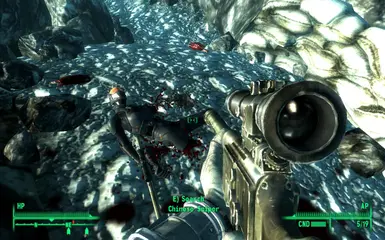 Dead Female Sniper