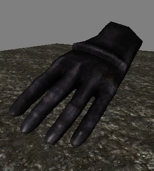 female metal armor glove