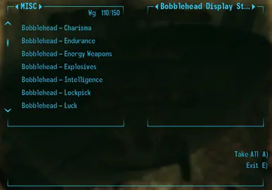 Container menu