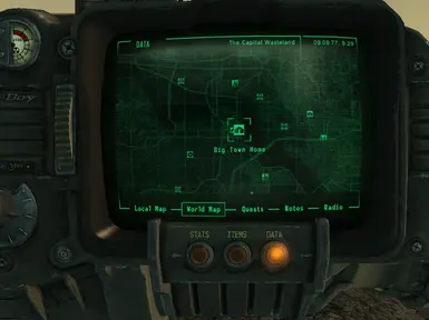 Location on Pip-boy