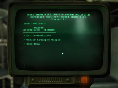 Getting the communicator from the maintenance terminal