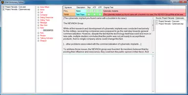 Dictionary Editor