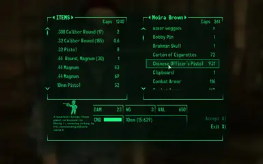 Chinese Officers Pistol at Morias Craterside Supply