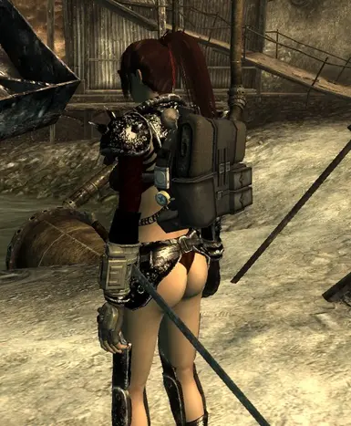 sample metal armor back