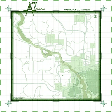 Vector Map Green