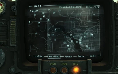 Screenshot Monochrome Map