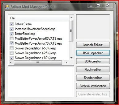 Fallout mod manager at Fallout 3 Nexus - Mods and community