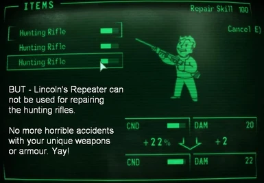 Repair hunting Rifle