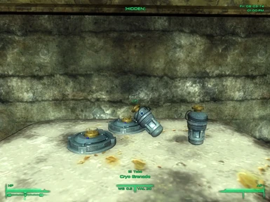 Cryo Grenades and Mines