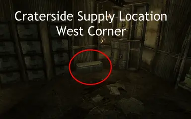 Craterside Supply Ammo Location