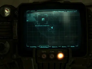 Pipboy Map Screen