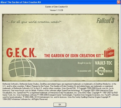 Garden Of Eden Creation Kit Geck At Fallout3 Nexus Mods And